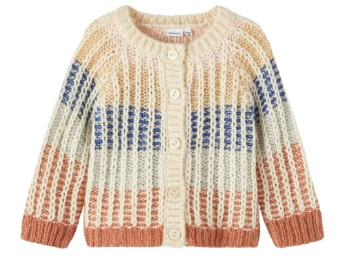 Name It buttercream strik cardigan