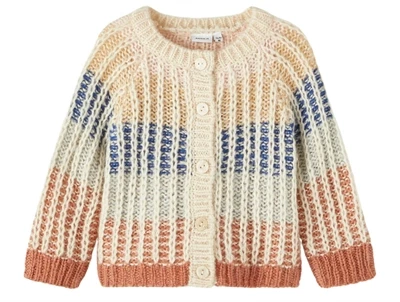 Name It buttercream strik cardigan