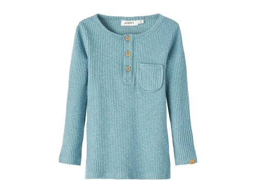 Lil Atelier smoke blue top