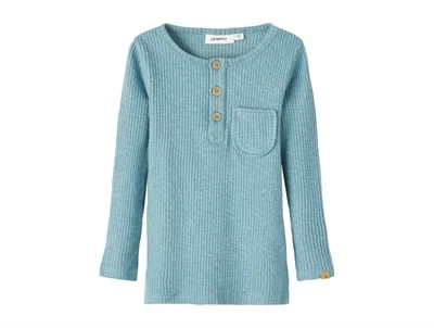 Lil Atelier smoke blue top
