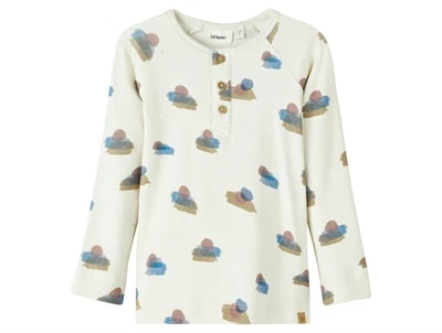 Lil Atelier turtledove print top