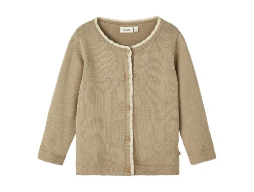 Lil Atelier chinchilla strik cardigan