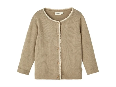 Lil Atelier chinchilla strik cardigan