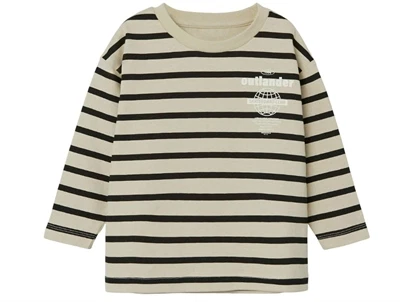 Name It brown rice t-shirt striber