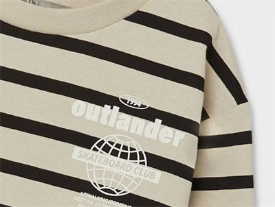 Name It brown rice t-shirt striber