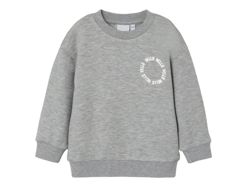 Name It grey melange sweatshirt loose fit