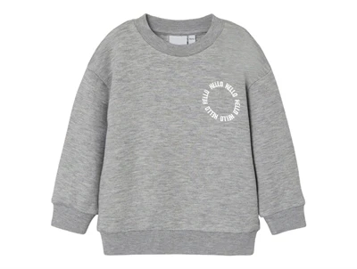 Name It grey melange sweatshirt loose fit