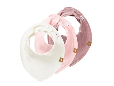 Name It savlesmække parfait pink/jet stream/deauville mauve med trykknaplukning (3-pak)