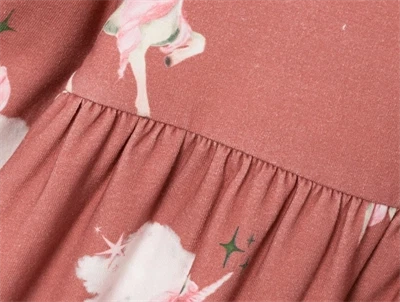 Name It light mahogany unicorn sweatkjole