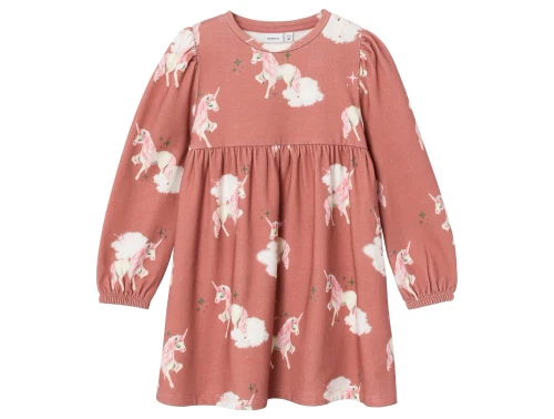 Name It light mahogany unicorn sweatkjole