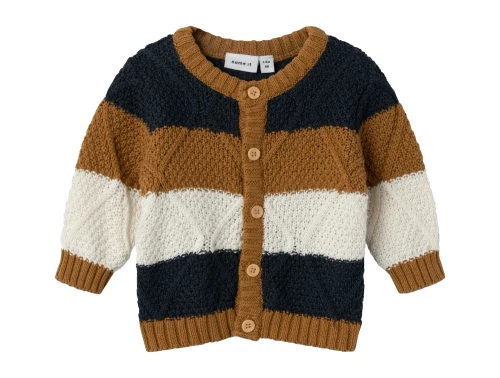 Name It india ink stribet strikcardigan