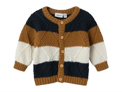 Name It india ink stribet strikcardigan