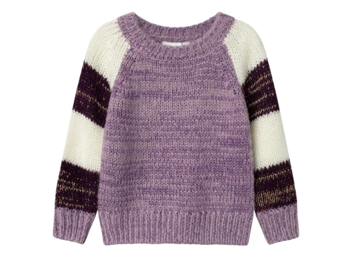 Name It lavender mist striktrøje