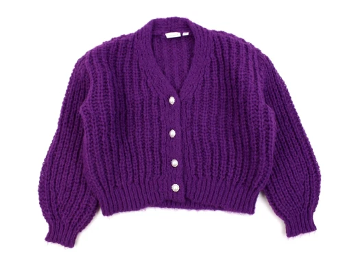 Name It grape juice short knit cardigan
