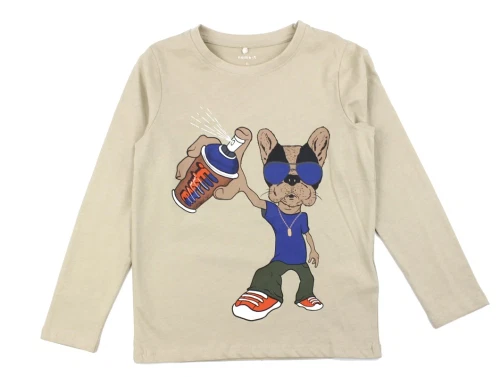 Name It oxford tan t-shirt