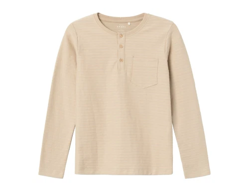 Name It oxford tan bluse