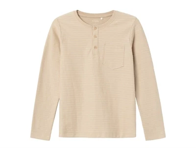 Name It oxford tan bluse