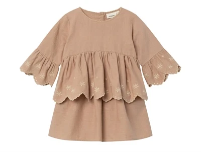 Lil Atelier nougat kjole