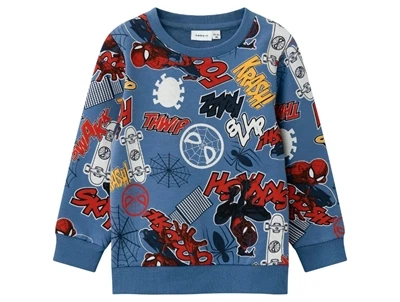 Name It bijou blue Spiderman sweatshirt