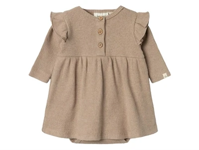 Lil Atelier nougat bodykjole