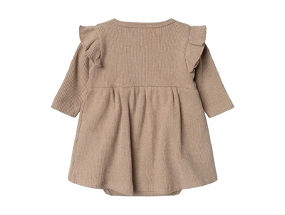 Lil Atelier nougat bodykjole