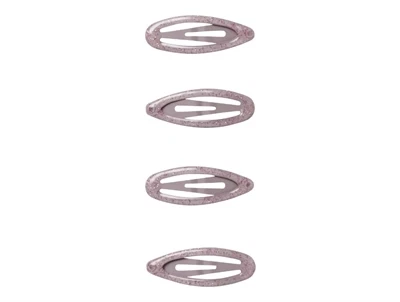 Name It hårspænder keepsake lilac med glimmer 4-pak