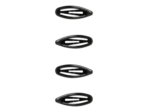 Name It hårspænder sort med glimmer 4-pak