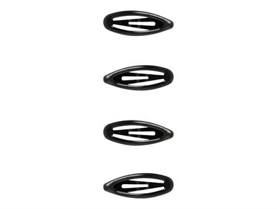 Name It hårspænder sort med glimmer 4-pak