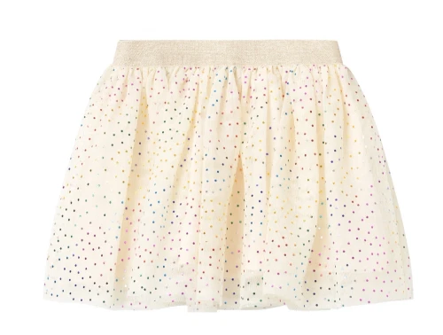 Name It buttercream multicolor glimmer nederdel
