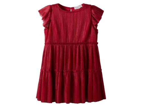 Name It festkjole jester red med lurex forside