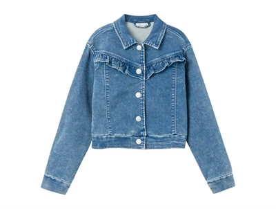 Name It medium blue denim jakke