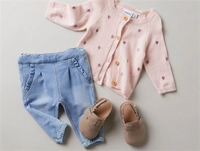 Name It light blue denim baby jeans