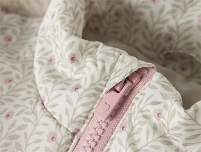 Name It teddyjakke rainy day med blomsterprint og flæser