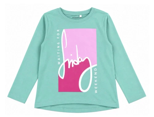Name It wasabi/friday printet loose t-shirt