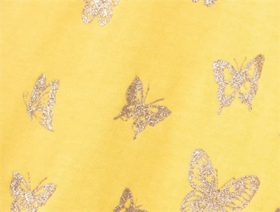 Name It yarrow/butterfly glitter loose top