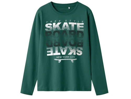 Name It antique green/skate bluse