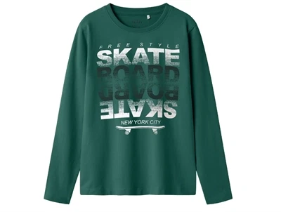 Name It antique green/skate bluse