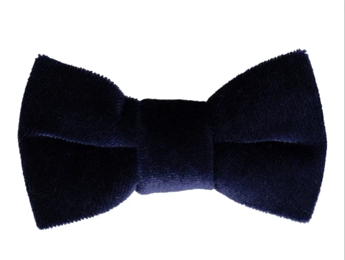 Name It dark sapphire velour bowtie