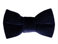 Name It dark sapphire velour bowtie