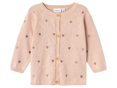 Name It sepia rose hjerter cardigan