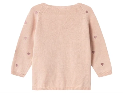 Name It sepia rose hjerter cardigan