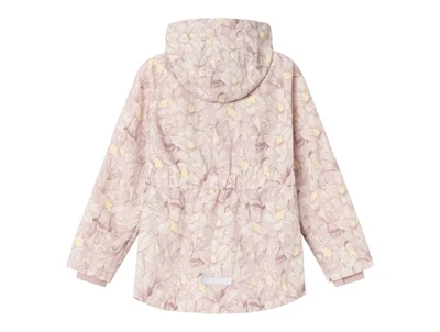 Name It burnished lilac blomstret overgangsjakke