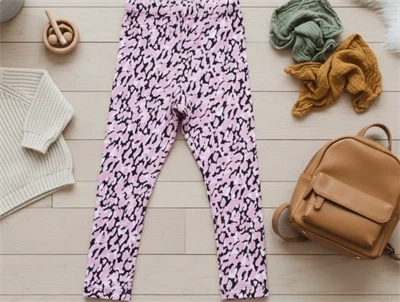 Name It dark sapphire leopard legging