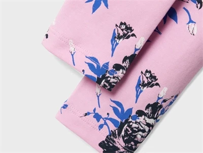 Name It pastel lavender big flower legging