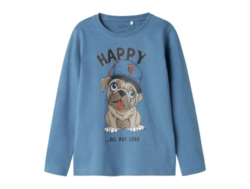 Name It coronet blue/happy dog top