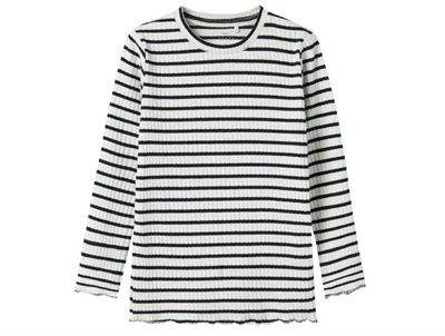 Name It jet stream/dark sapphire stribet top