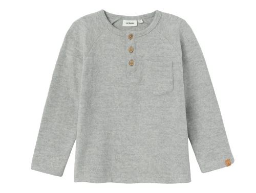 Lil Atelier grey melange bluse