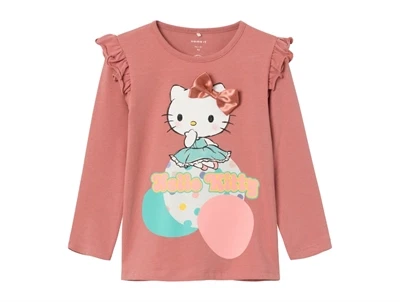 Name It ash rose Hello Kitty sløjfe top