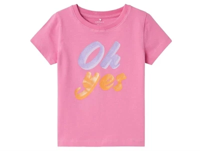Name It wild orchid print t-shirt
