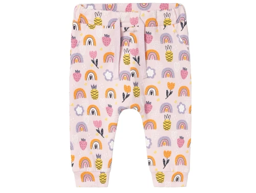 Name It parfait pink regnbue bukser